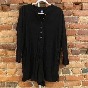 Black old navy romper size large